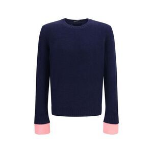 Prada Blue Wool Oves Aries Men's Sweatshirt